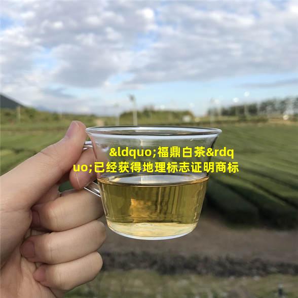 “福鼎白茶”已经获得地理标志证明商标