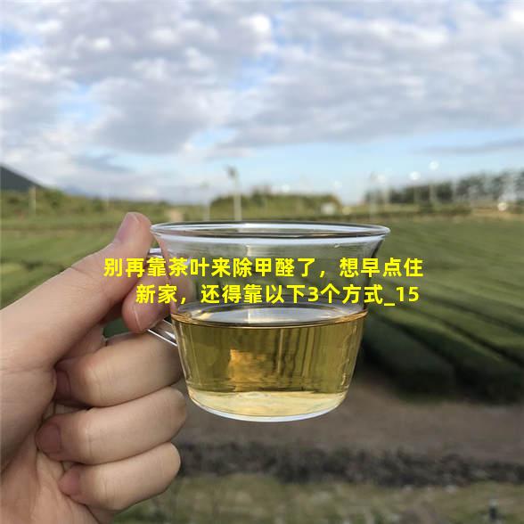 别再靠茶叶来除甲醛了，想早点住新家，还得靠以下3个方式